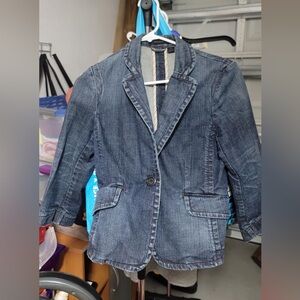Express Dark Blue Denim Jacket